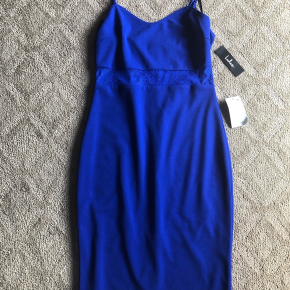 Bought from Nordstrom. Lulus cobalt dress - Picture 4 of 5